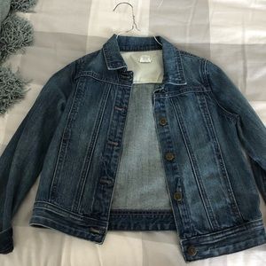 j crew girls cute jean jacket(crewcuts)